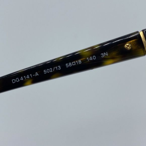 Dolce & Gabbana Cateye Sunglasses Y2K Rare Havana Tortoise Shell Gold DG4141-A - Picture 8 of 16